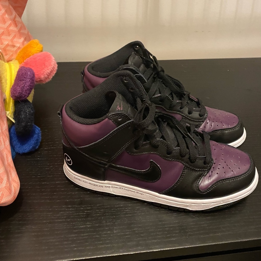 Nike Dunk High Fragment Beijing Purple Black